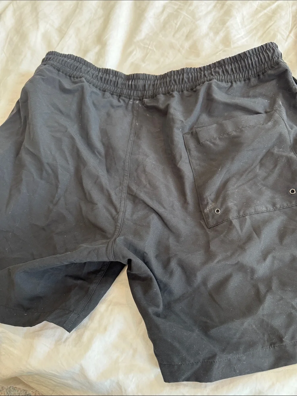Reigning Champ Black Men's Swim Trunks